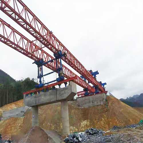 四川广安架桥机厂家 常规铁路架桥机过孔主梁悬臂稳定性控制